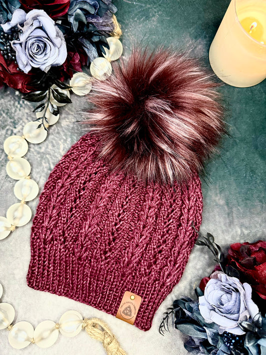 The Hearts and Lace Beanie